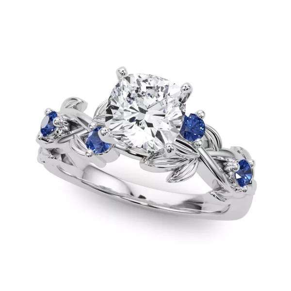 Setting Flamenco Lab Sapphire Twisted Vine & Leaf