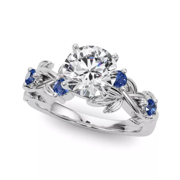 Setting Flamenco Lab Sapphire Twisted Vine & Leaf