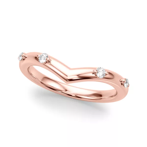 Aspyn Chevron Diamond Band