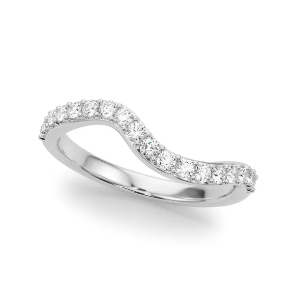 Lynx Curved Pave Band