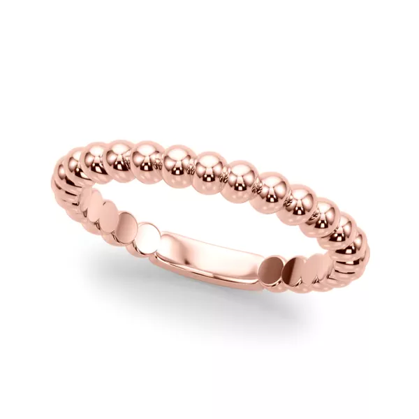 Lisette Beaded Wedding Band