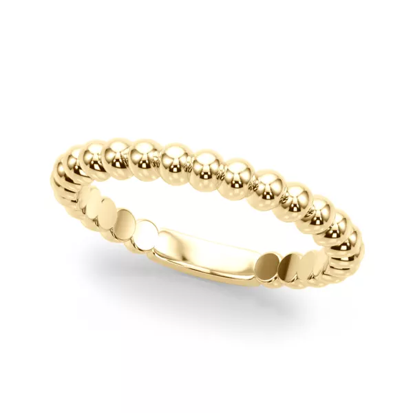 Lisette Beaded Wedding Band