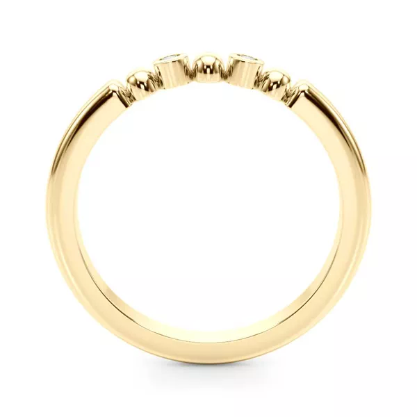 Isaline Bezel Diamond Wedding Band