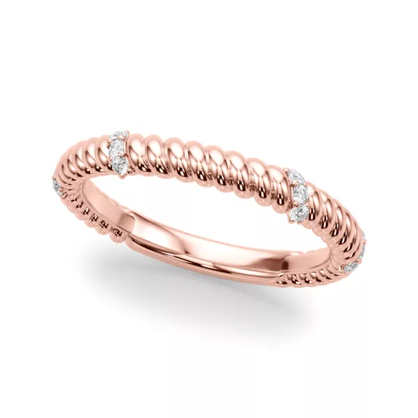 Claudette Rope And Diamond Band