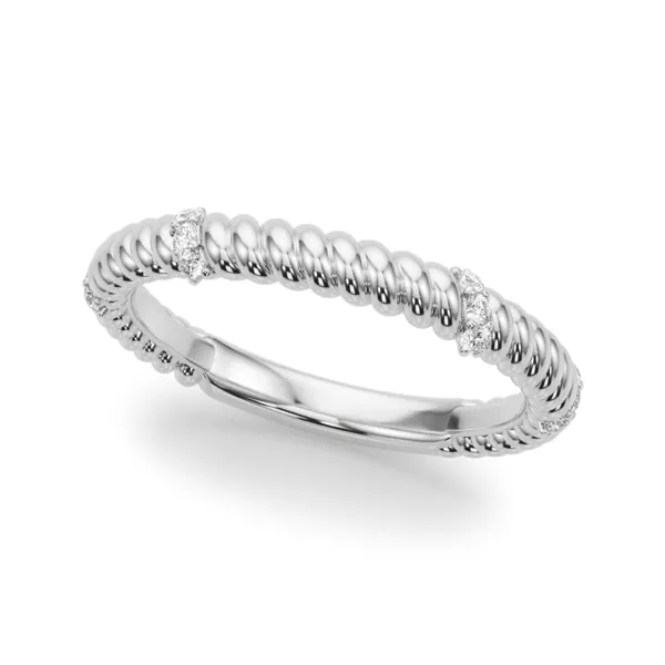 Claudette Rope And Diamond Band