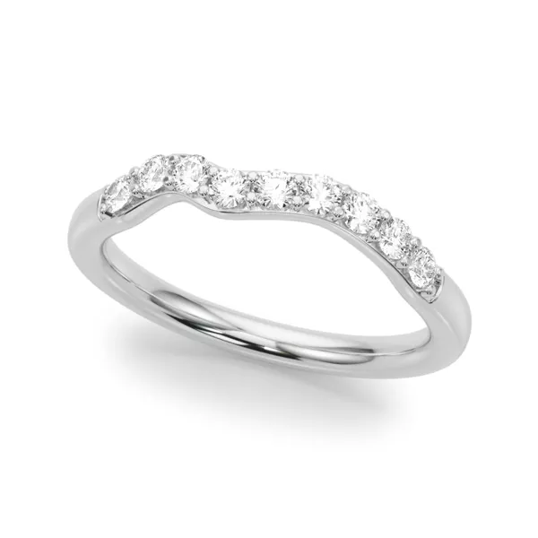 Mireille Curved Diamond Band