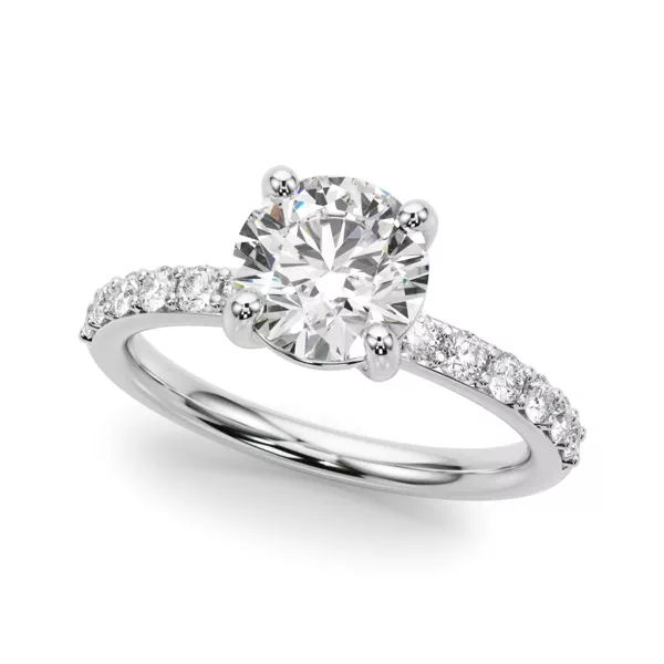 Diora Classic Pave Engagement Ring