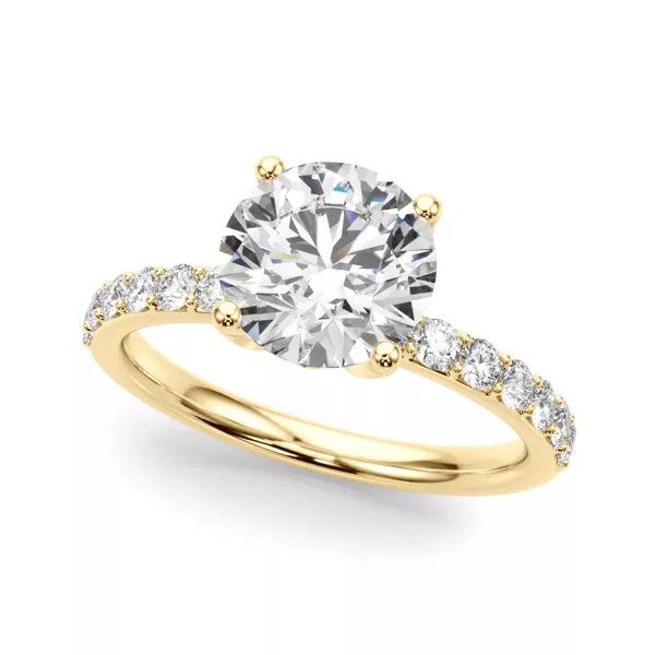 Tenara Pavé Lab Engagement Ring