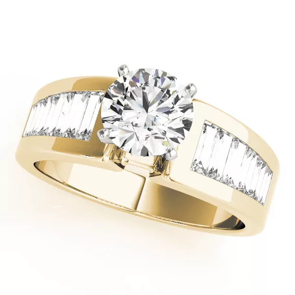 Gina Channel Set Baguette Diamond Ring