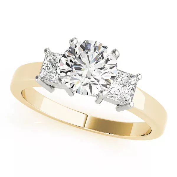 Mimosa Three Stone Ring