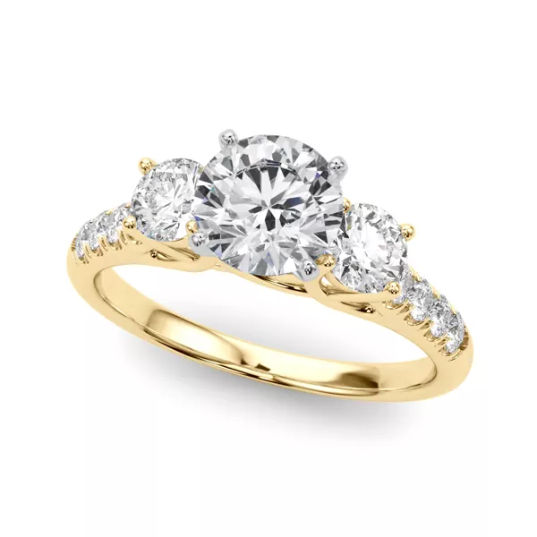 Emmie Three Stone Engagement Ring