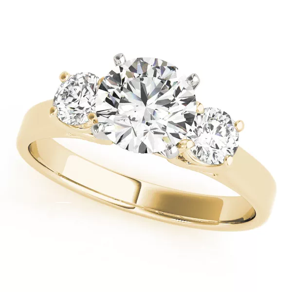 Campbell Three Stone Engagement Ring