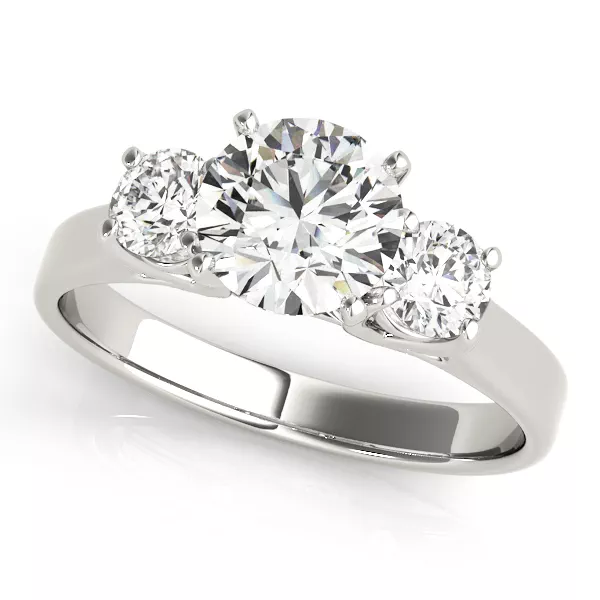 Campbell Three Stone Engagement Ring