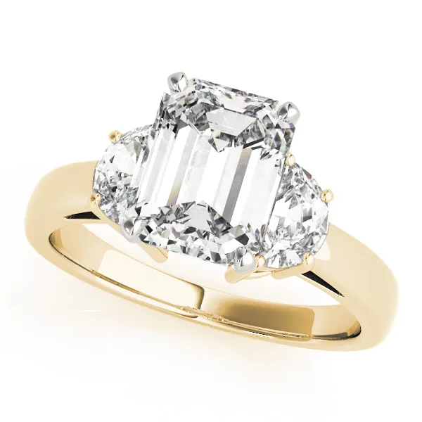 Perdita Three Stone Engagement Ring