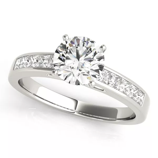 Mojave Princess Cut Channel Engagement Ring