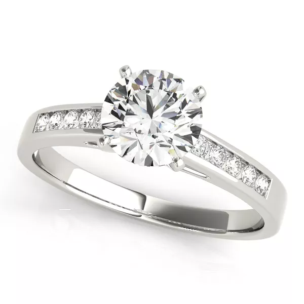 Chara Channel Diamond Engagement Ring