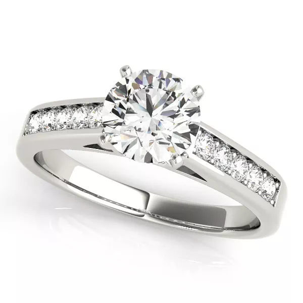 Dulce Channel Diamond Engagement Ring