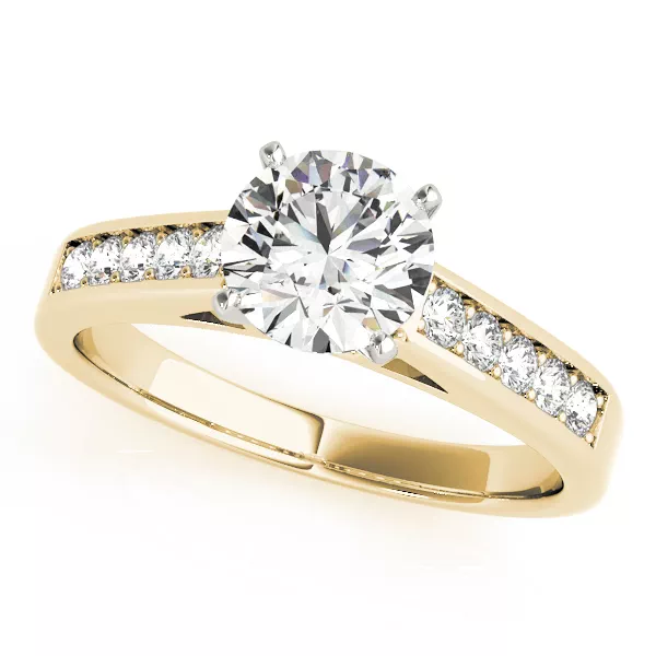 Dulce Channel Diamond Engagement Ring