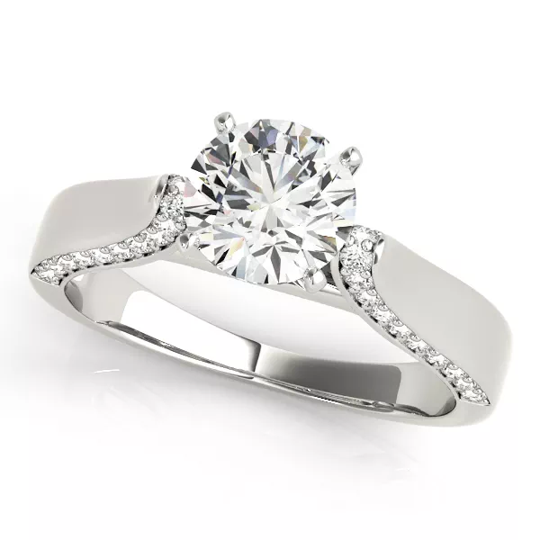 Zilla Pavé Diamond Engagement Ring