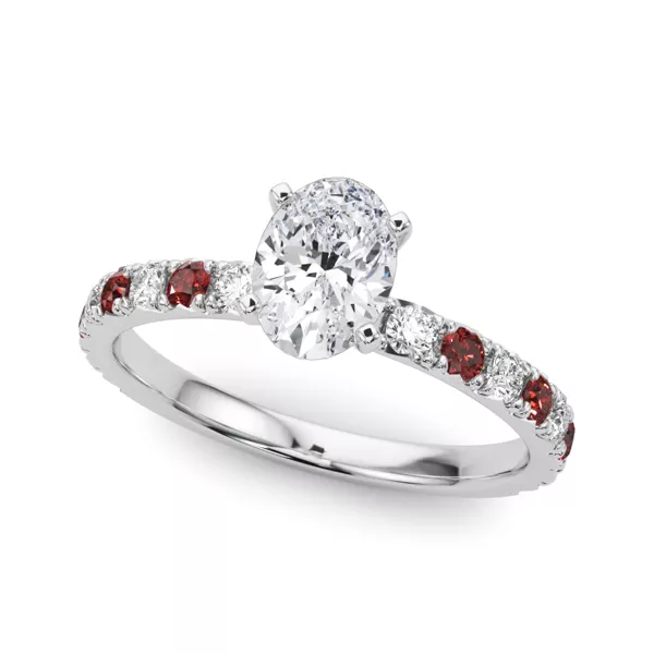 Setting Riley Classic Diamond & Ruby
