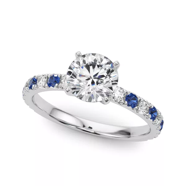 Setting Riley Classic Diamond & Sapphire