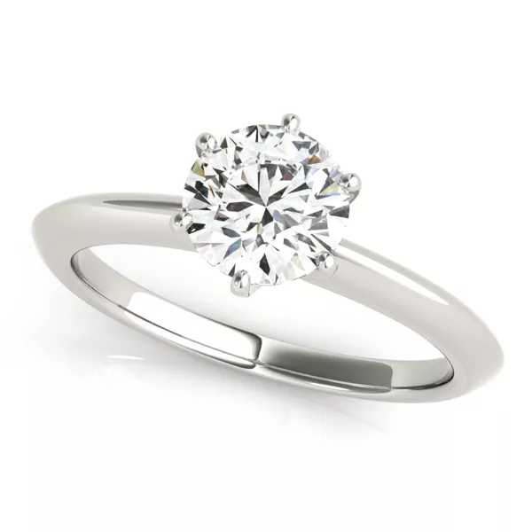 Audrey Classic 6 Prong Solitaire Engagement Ring