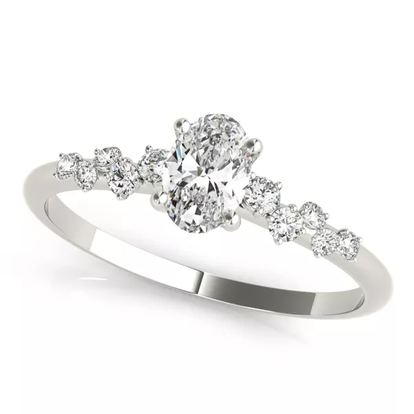 Olivia Scattered Diamond Engagement Ring