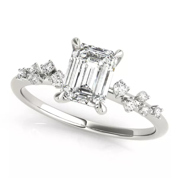 Margo Scattered Diamond Engagement Ring