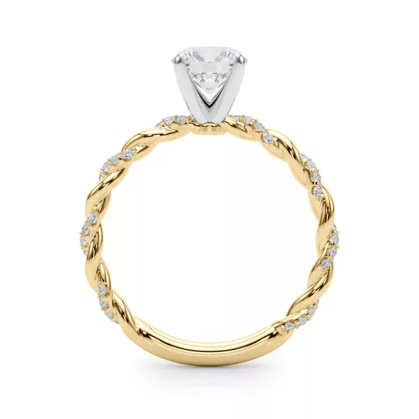 Freya Diamond Twist Engagement Ring