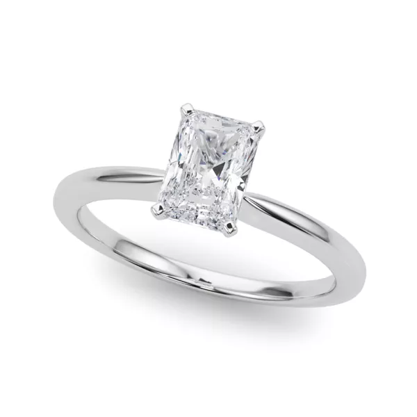 Windy Solitaire Engagement Ring With 1.19 Carat Radiant Diamond