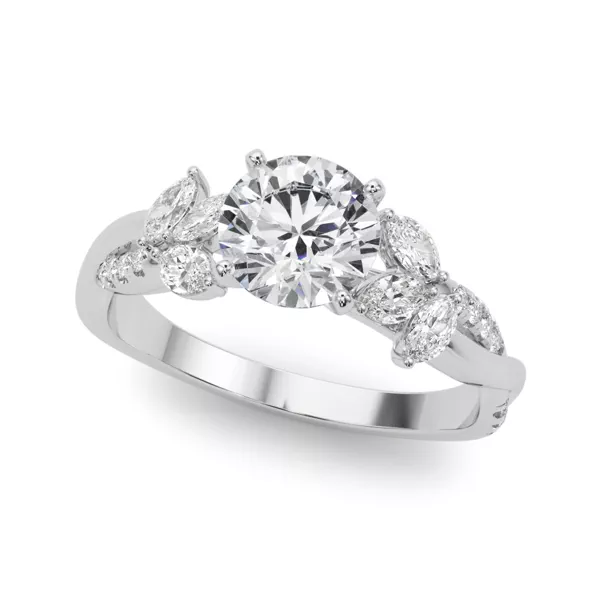 Christallas Floral Inspired Engagement Ring