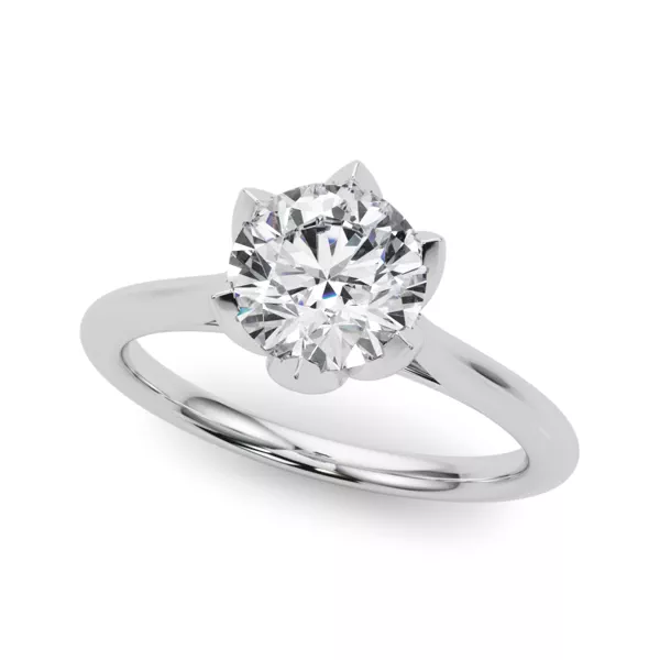 Katiel Solitaire Tulip Engagement Ring