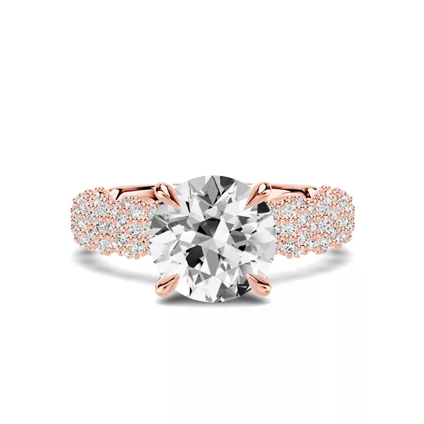 Alouette Pavé Engagement Ring