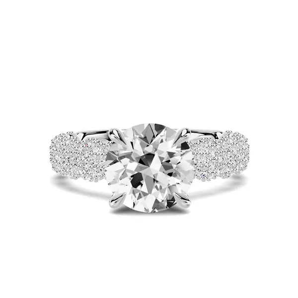 Alouette Pavé Engagement Ring