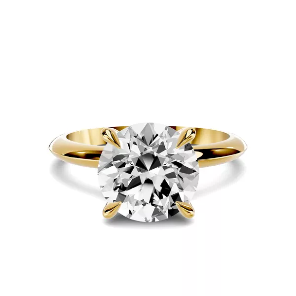 Serra Knife Edge Gallery Basket Engagement Ring (2mm)
