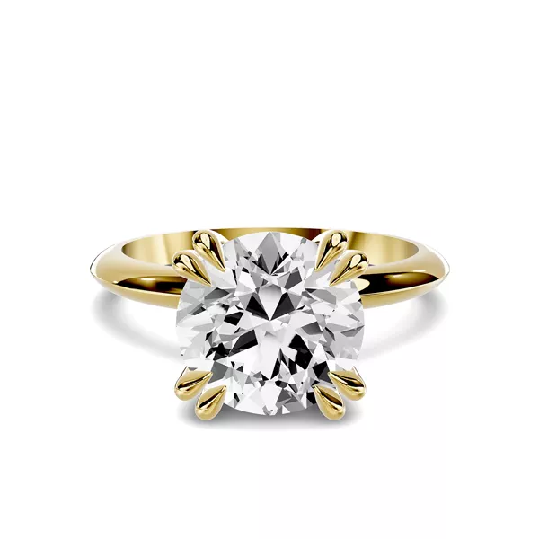 Serra Knife Edge Double Prong Engagement Ring (2mm)