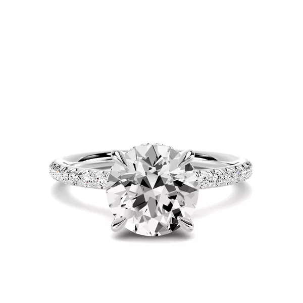 Avalon Classic Pavé Hidden Halo Ring