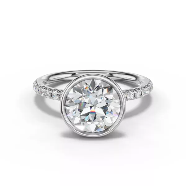 Setting Avalon Lab Pavé Bezel (0.30 ct. tw.)