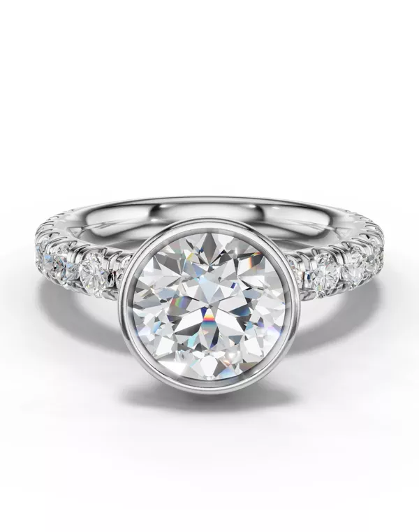 Setting Avalon Pavé Bezel (1.00 ct. tw.)