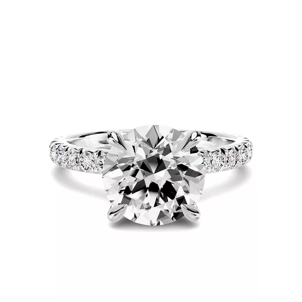 Lumina French Pavé Lab Engagement Ring (1/2 ct. tw.)