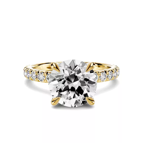 Lumina French Pavé Engagement Ring (1/2 ct. tw.)
