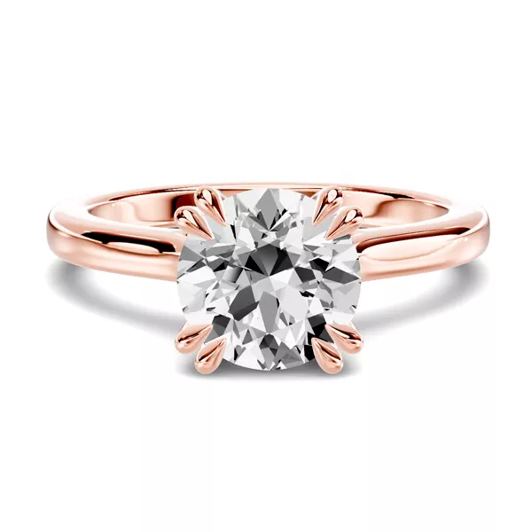 Lucca Double Prong Cathedral Engagement Ring