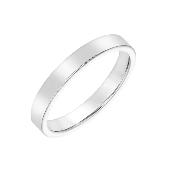 Flat Comfort Fit Polished Band (3mm)
