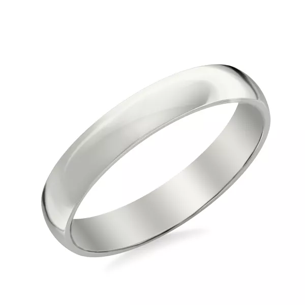 Low Dome Polished Band (4mm)