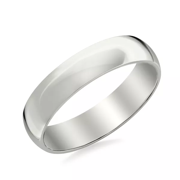Low Dome Polished Band (5mm)
