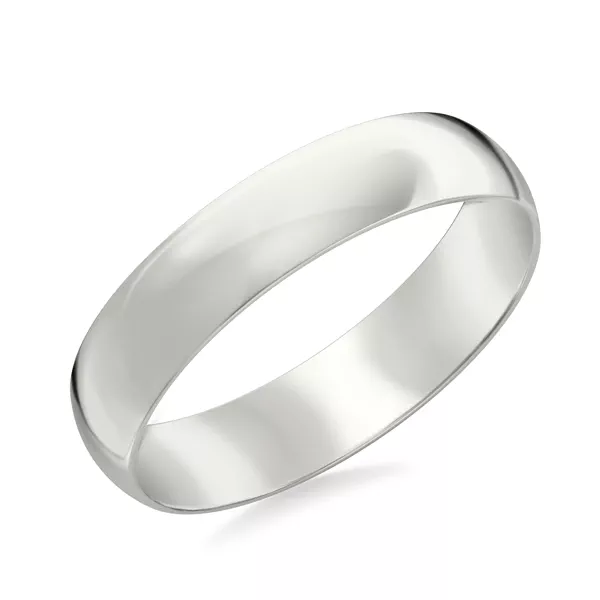 Low Dome Comfort Fit Polished Band (5mm)