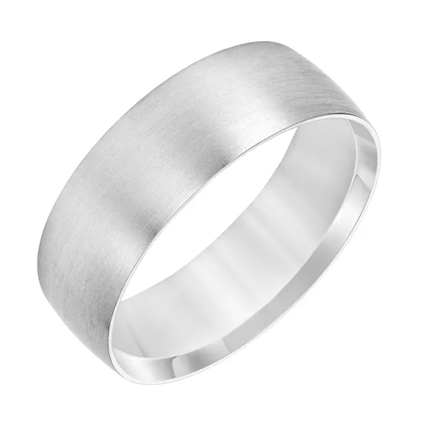 Low Dome Brushed Finished Band (7mm)