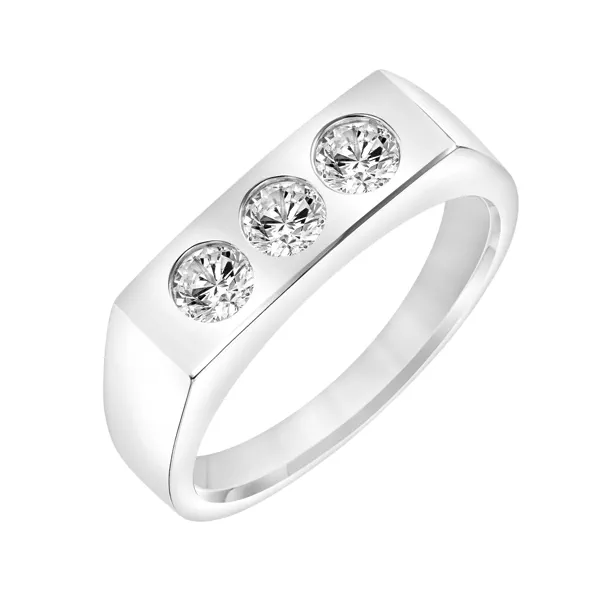 Trio Lab Diamond Beveled Edge Band (2.8mm)