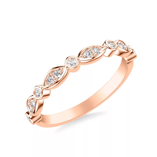 Melani Diamond Wedding Band
