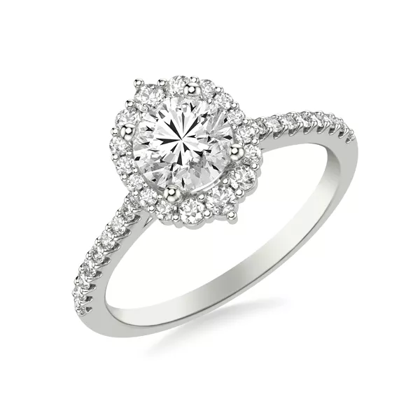 Taylor Modern Halo Engagement Ring